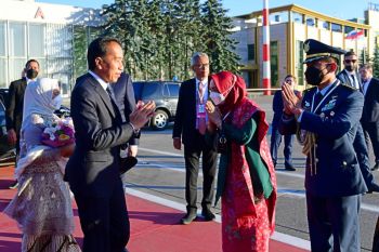 Presiden Jokowi bertolak ke Abu Dhabi