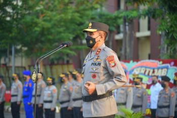 Kapolda pimpin kenaikan pangkat 161 personel Polda Lampung