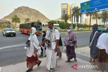90 persen jamaah haji Indonesia sudah tiba di Mekah