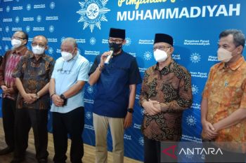 Menparekraf mengunjungi Kantor PP Muhammadiyah bahas potensi wisata halal