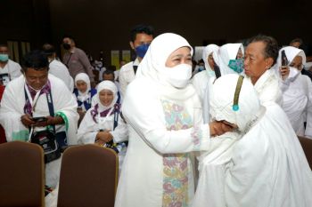 Gubernur Khofifah berharap kuota haji untuk Indonesia terus meningkat