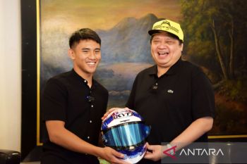 Pembalap Moto3 Mario Aji minta dukungan berkelanjutan
