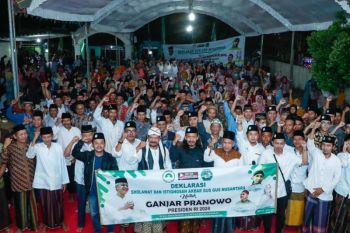 Dekat dengan pesantren, Ganjar didoakan Gus-Gus Nusantara jadi Presidren 2024