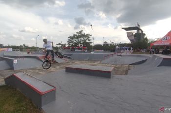 Kontingen Jawa Barat borong medali emas BMX Fornas VI Sumsel