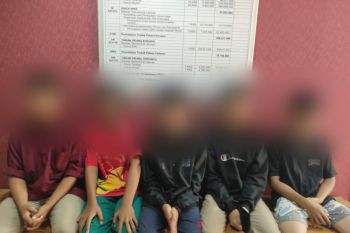 Polisi tangkap lima remaja perusak jembatan wisata Istana Kota Rebah Tanjungpinang