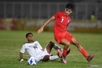 Pelatih Timnas Singapura U-19 Fadzuhasny puji penampilan anak asuhnya