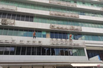 Kebakaran RS Siloam di Palembang