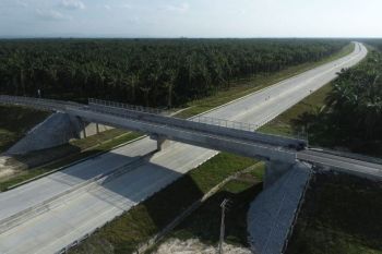 Hutama Karya menyelesaikan 31 km ruas Tol Pekanbaru-Bangkinang Riau