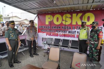 Kapolda NTB, Danrem 162/WB Cek Posko Penanganan Penyakit Mulut dan Kuku di Lembar