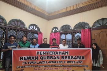 PT SLG dan DBK serahkan hewan kurban di Pomalaa
