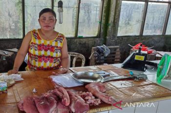 Harga daging babi di Palangka Raya capai Rp120 ribu per kilogram