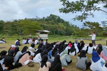 Ratusan santri di Lombok ikuti "Santripreneur Camp" di Gunung Jae