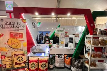 Semen Baturaja terpilih jadi gerai terbaik II di Sriwijaya Expo
