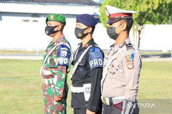Polres KSB Laksanakan Apel Gelar Pasukan Operasi Patuh Rinjani 2022
