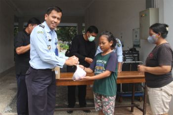 Kemenkumham Jateng bagikan daging qurban