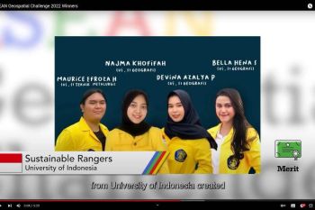 Empat mahasiswa UI juara kompetisi ASEAN Geospasial Challenge