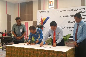 Bank Papua dan Kejaksaan Tinggi teken MoU tentang penegakan hukum