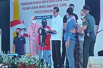 Presiden Jokowi kenang sulitnya memiliki izin usaha saat bagikan NIB ke UMK