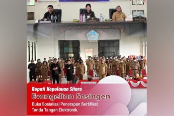 BSrE-BSSN sosialisasikan penerapan  tanda tangan elektronik di Sitaro
