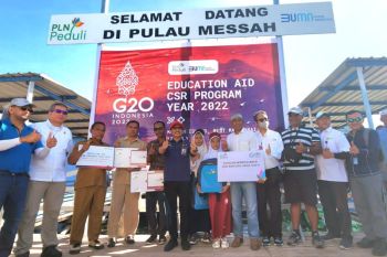 PLN salurkan TJSL di Pulau Messah pada kegiatan Sherpa G20