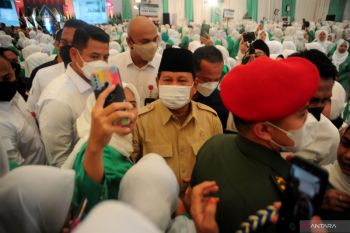 Gerindra: Prabowo bakal umumkan sikap di Pilpres 2024 pada  rapimnas