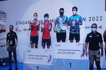 Singapore Open2022 - Apriyani/Fadia juara jawab penantian 49 tahun