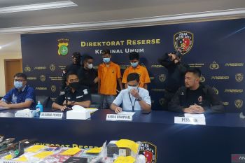 Polisi ungkap pelaku begal rekening di Kabupaten OKI juga pengedar narkoba