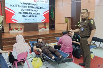 Kejari Banjarbaru gelar donor darah peringati HBA