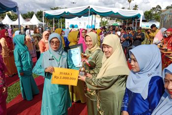 Tanah Datar juara umum lomba pada Jambore TP PKK Berprestasi