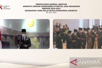 Sri Mulyani berharap Anggota DK OJK terus perkuat pengawasan terintegrasi