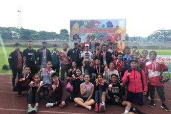 Minahasa Tenggara rajai Kejurda atletik Sulut
