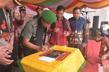 Kodim 0119 Bener Meriah resmikan Kampung Benteng Pancasila