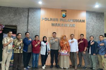 KPU dan Polres Pelabuhan Makassar bersinergi kawal pemilu 2024