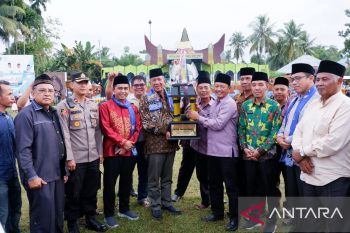 Begini pesan bupati Rusma Yul Anwar kepada qori dan qoriah dipenutupan MTQ