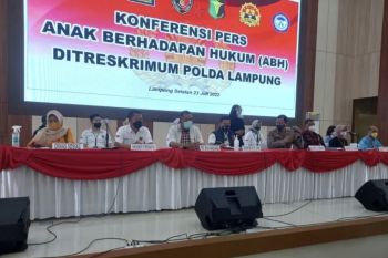 Polisi tetapkan empat ABH di Lampung tersangka penganiayaan hingga meninggal