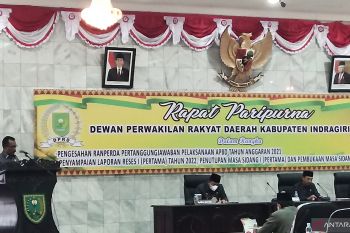 DPRD Inhu paripurna laporan reses anggota 2022