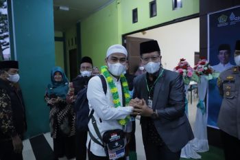 Wawako dan 49 jamaah haji asal Kota Solok telah sampai di Kampung Halaman