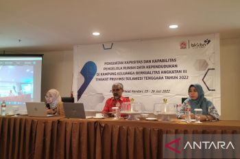 BKKBN Sultra Dorong Peningkatan Kapasitas Pengelola Rumah Data-Ku