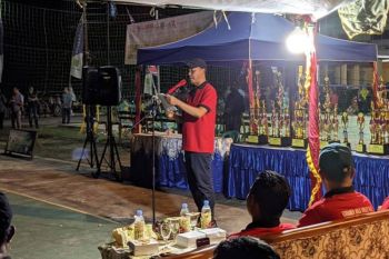 Bupati Sukamara dorong pembinaan prestasi bola voli