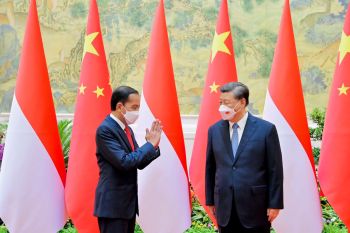 Presiden Jokowi menemui Presiden Xi Jinping tegaskan kemitraan strategis