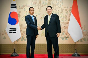 Jokowi bertemu Presiden Korea Selatan Yoon Suk-yeol di Yongsan