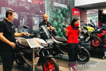 Motor baru Aprilia SR-GT 200 resmi hadir di Bali