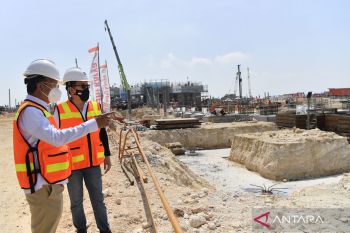 Pembangunan proyek Smelter Freeport di Gresik