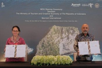 Kemenparekraf perkuat kerja sama pariwisata dengan wakil Marriot Internasional