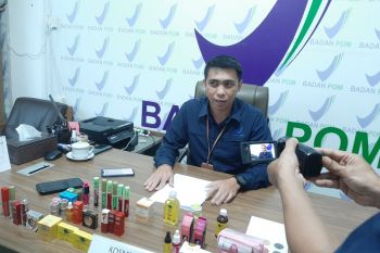POM Tanjungpinang sita 87 item produk kosmetik tanpa izin edar