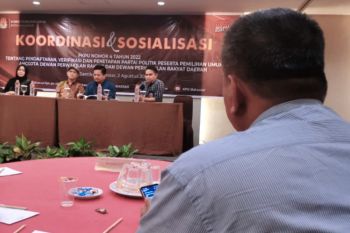 KPU Makassar syaratkan keanggotaan Parpol calon peserta Pemilu 2024 minimal 1.000 orang
