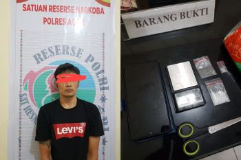 Polres Agam tangkap tiga pengedar, seorang tersangka terancam hukuman mati