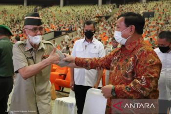 Prabowo: Purnawirawan TNI terus berperan untuk negara