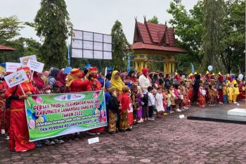 Gebyar PAUD Lamandau untuk merangsang kemampuan kreasi dan daya cipta anak