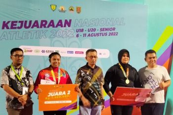 Kontengen Sulsel raih dua medali pada Kejurnas Atletik Semarang